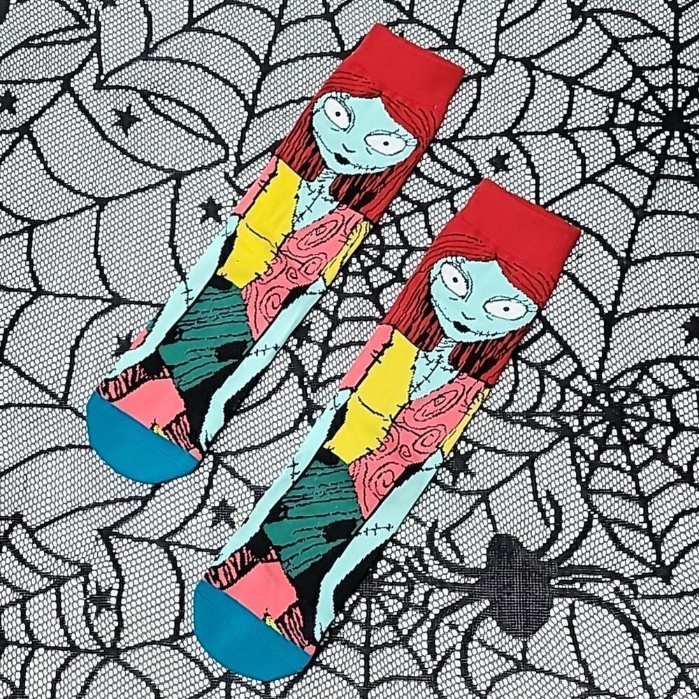 Sally the Rag Doll Nightmare Before Christmas Socks Size OS
